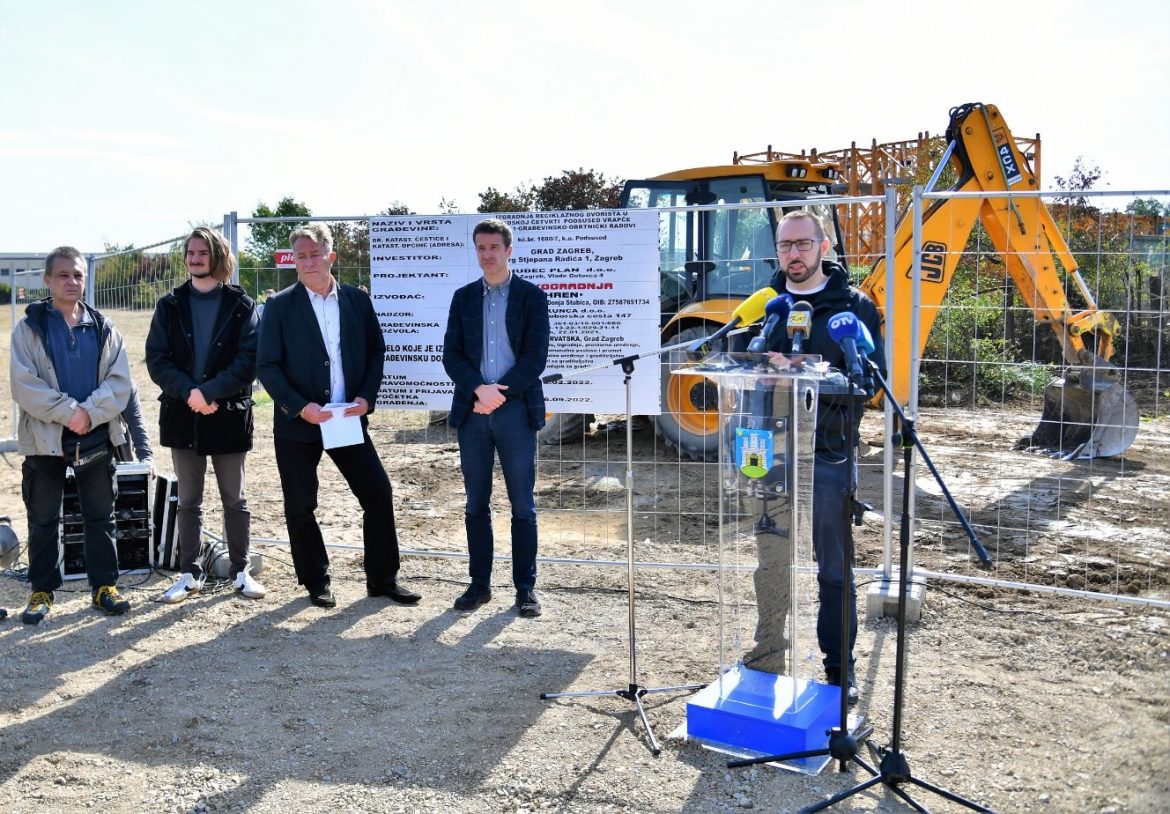 UNAPRJEĐENJE INFRASTRUKTURE NA ZAPADU ZAGREBA: Započinje izgradnja najvećeg zagrebačkog reciklažnog dvorišta